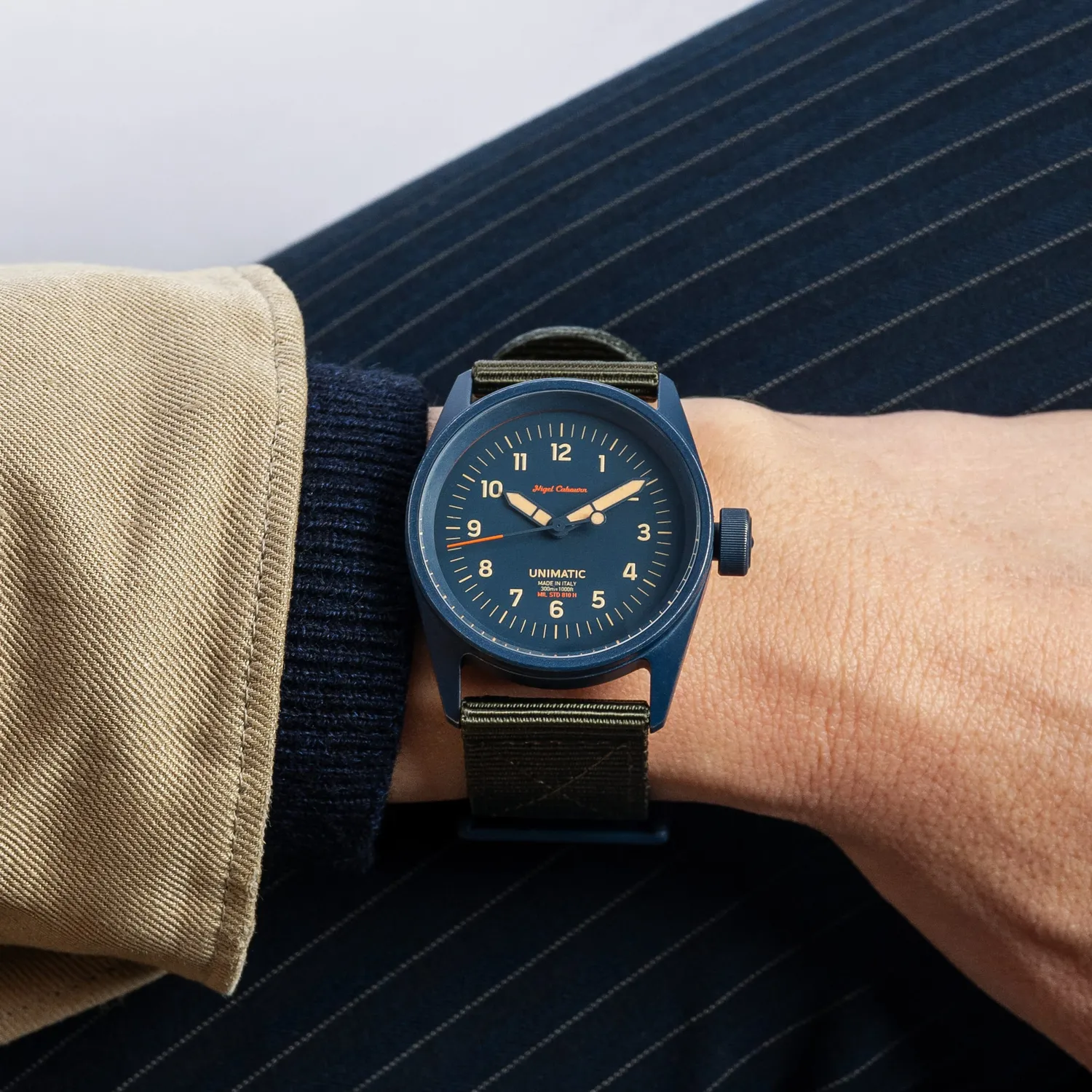 Unimatic Modello Cinque UT5-TANC-B horloge navy 300m