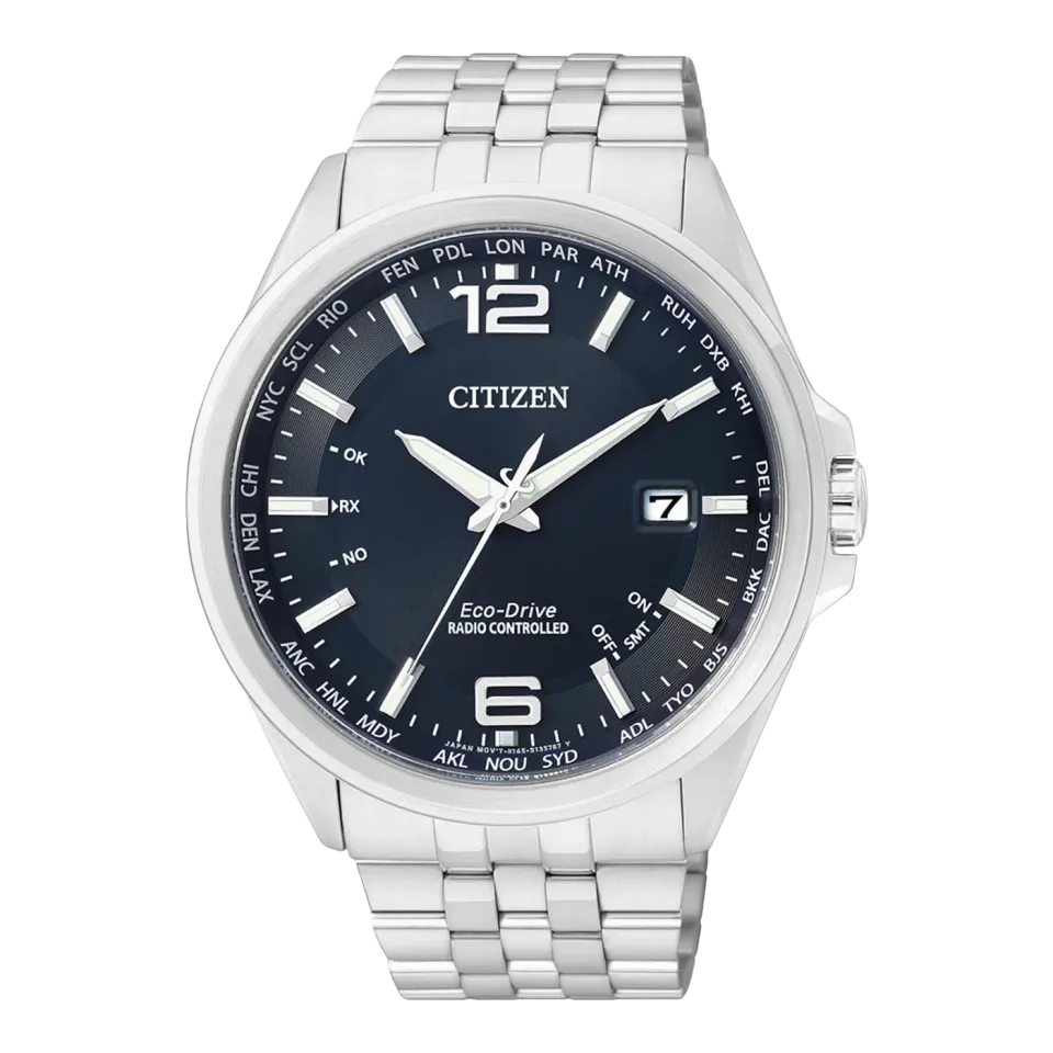 Citizen CB0010-88L Eco-Drive horloge titanium zwart