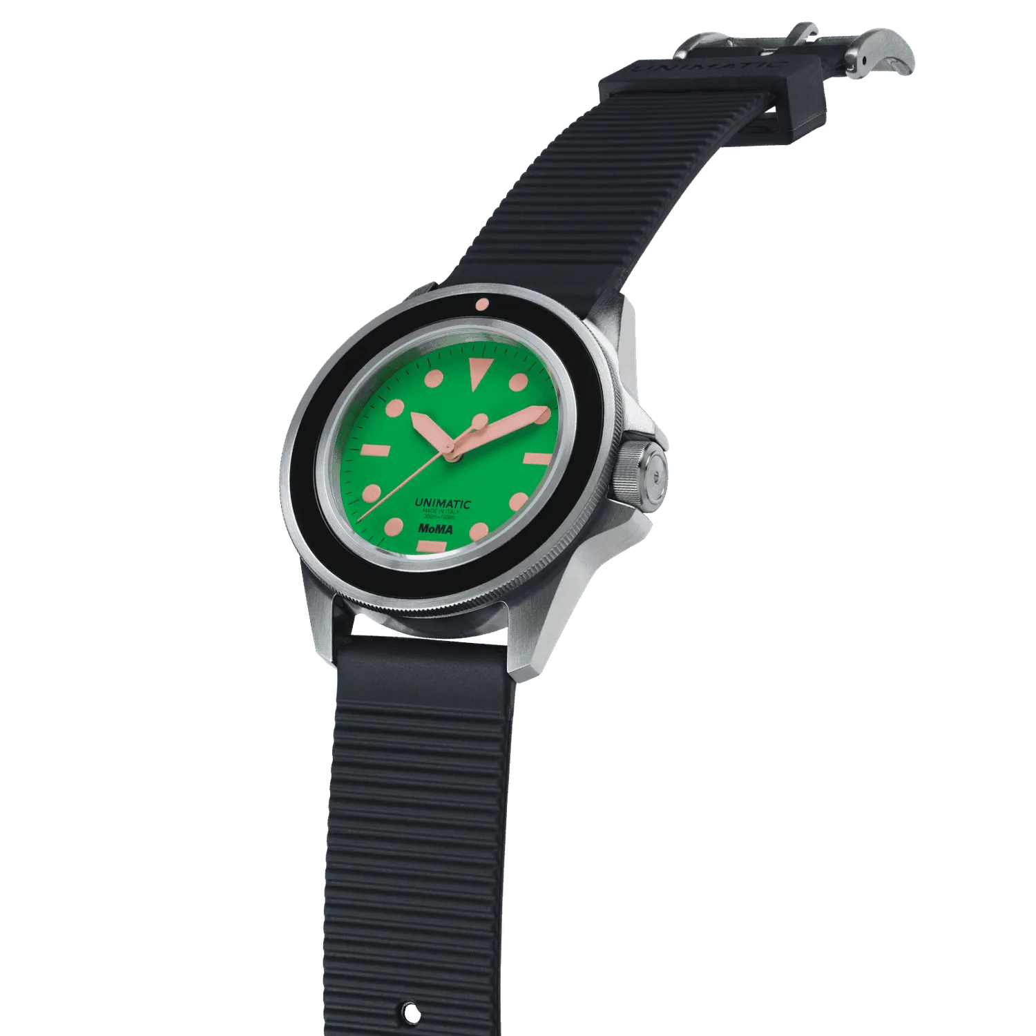 Unimatic Modello Uno U1-MoMA-G duikhorloge groen