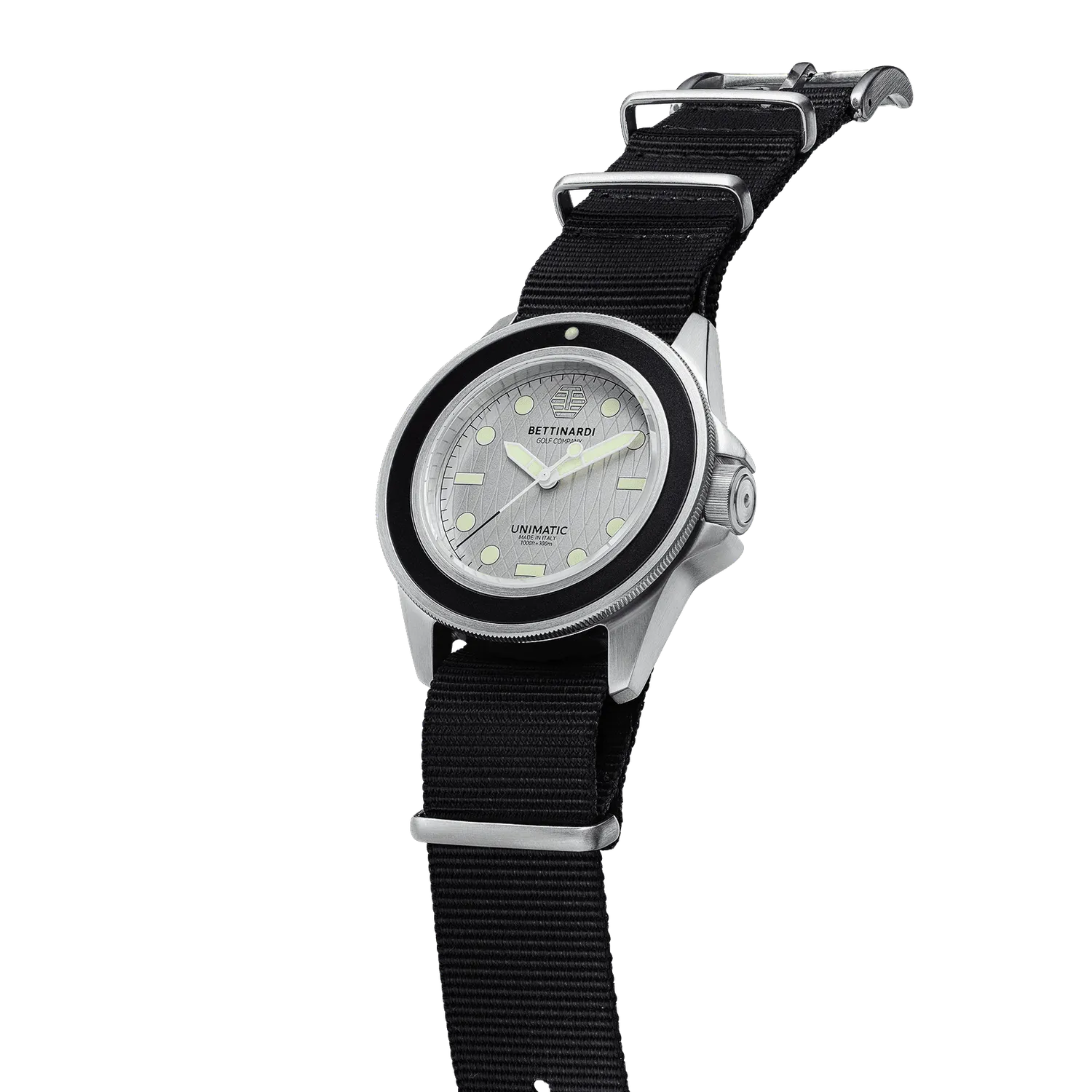 Unimatic Modello Uno U1-BF horloge zilver duikhorloge