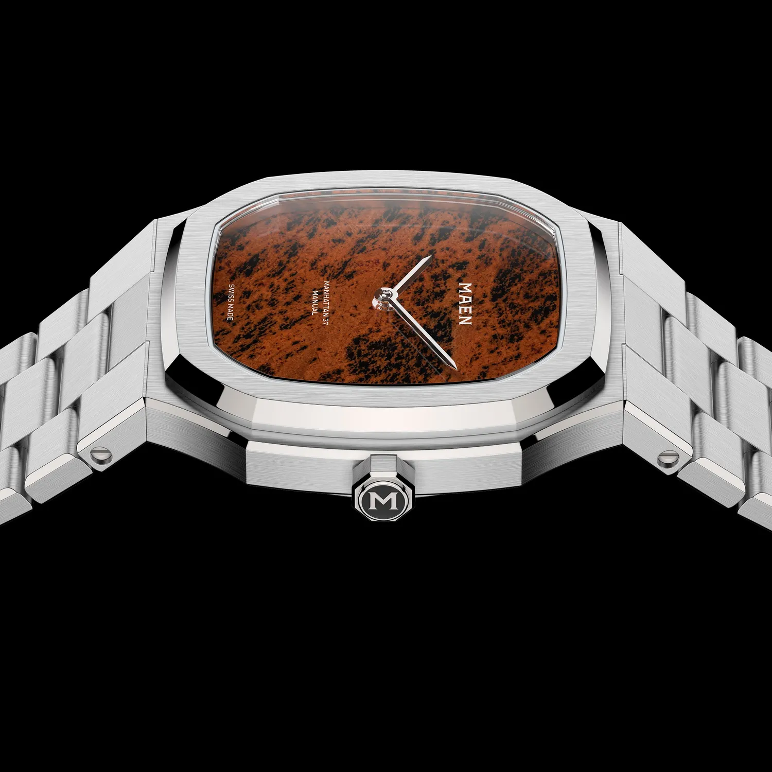 Maen Manhattan 37 Golden Swan horloge ultradun