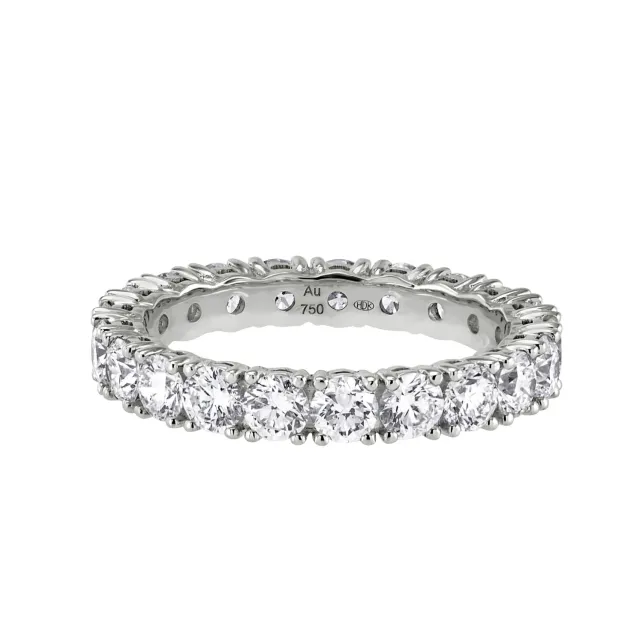 Juwelier Ripassa wit gouden ring met diamanten