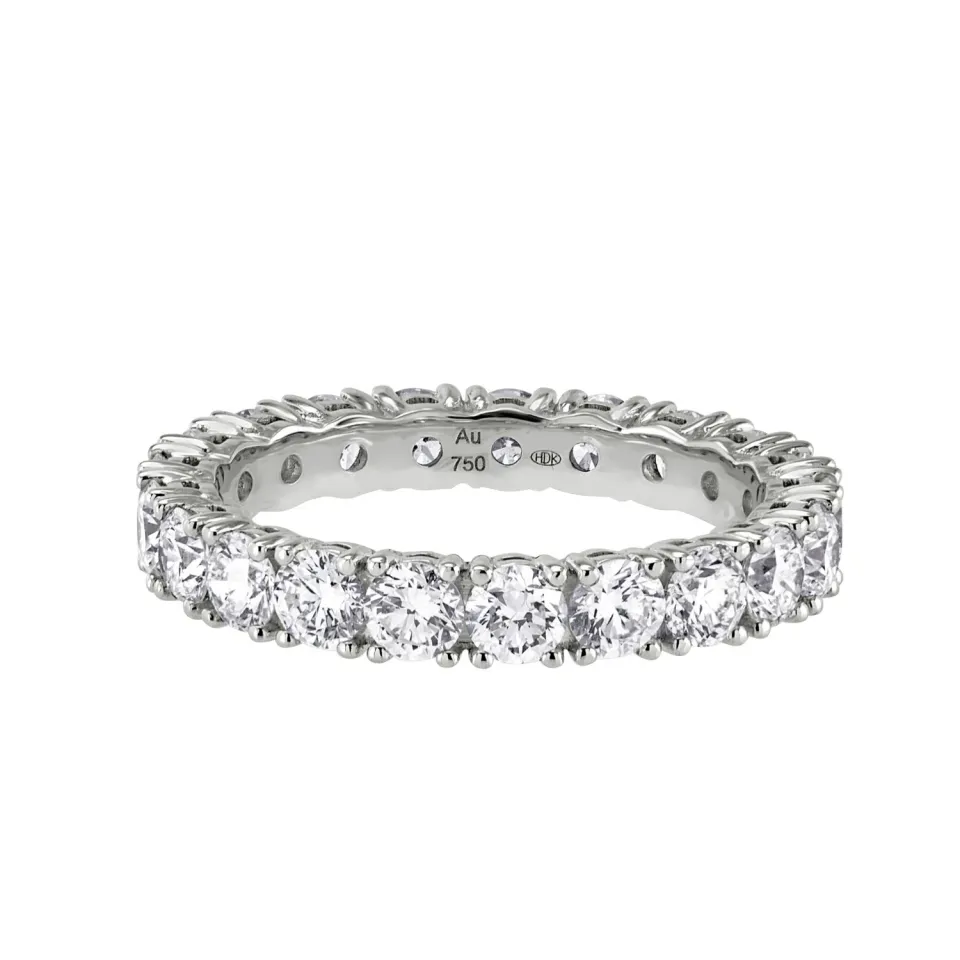 Juwelier Ripassa wit gouden ring met diamanten