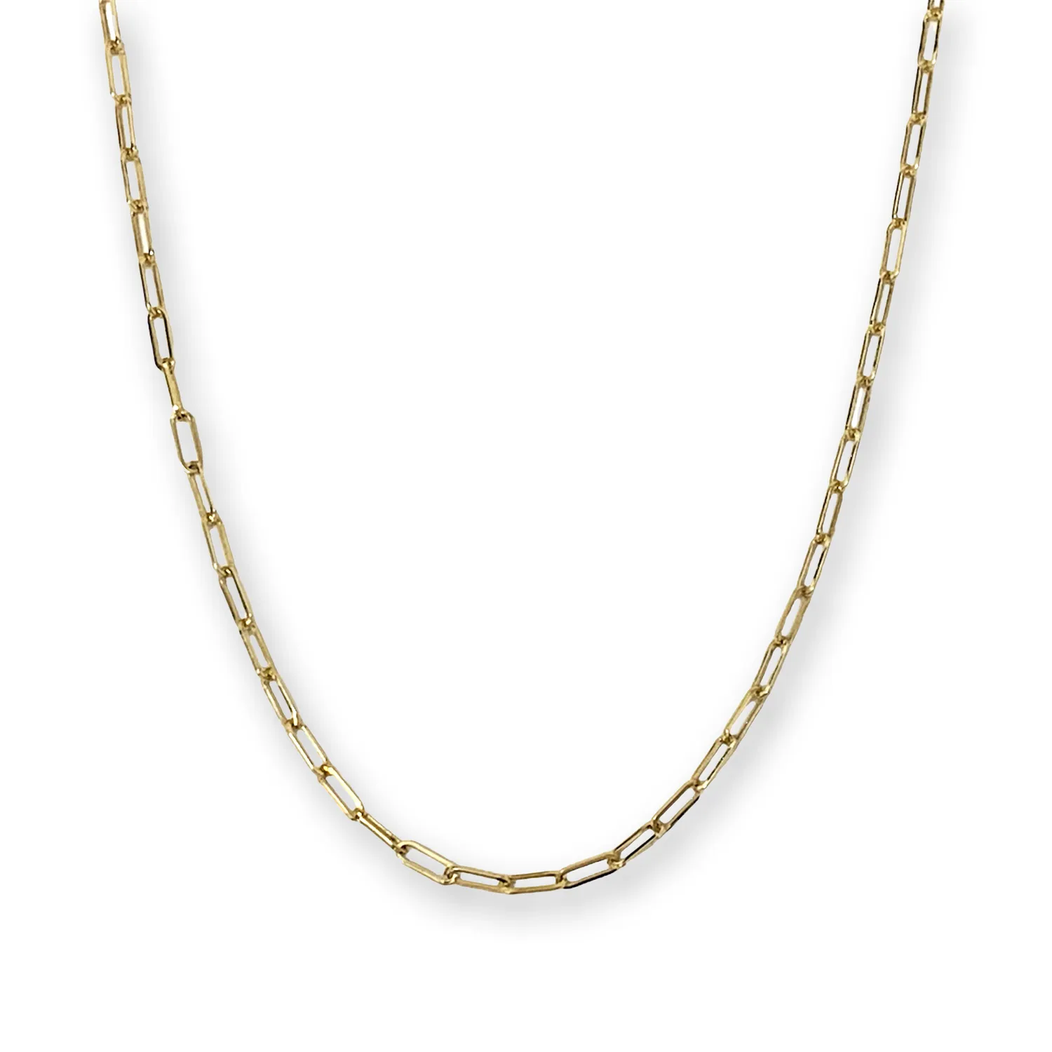 Juwelier Ripassa wit gouden collier 51 cm ketting