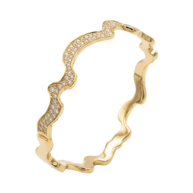 Juwelier Ripassa 18 karaat geel gouden armband diamant