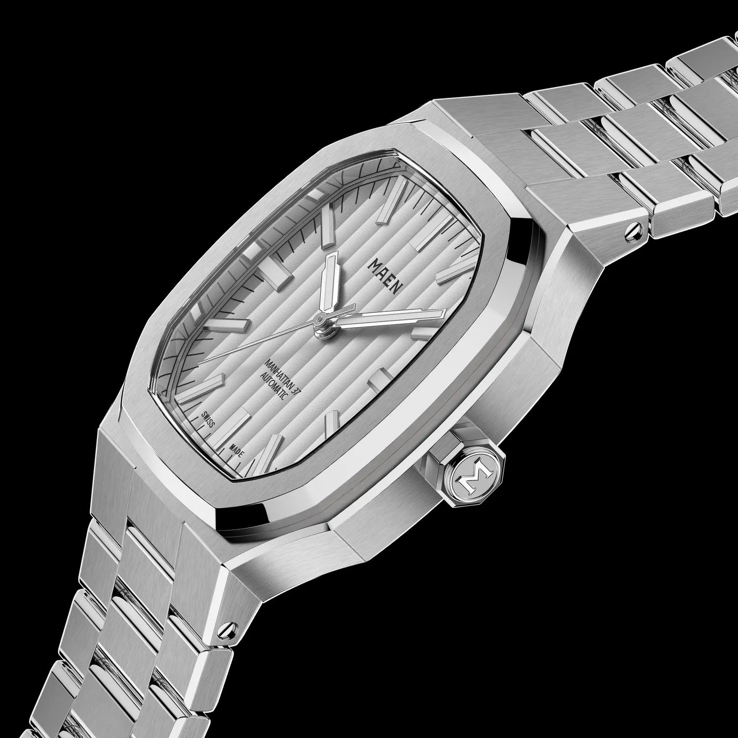 Maen Manhattan 37 M2.1.6 horloge automaat staal