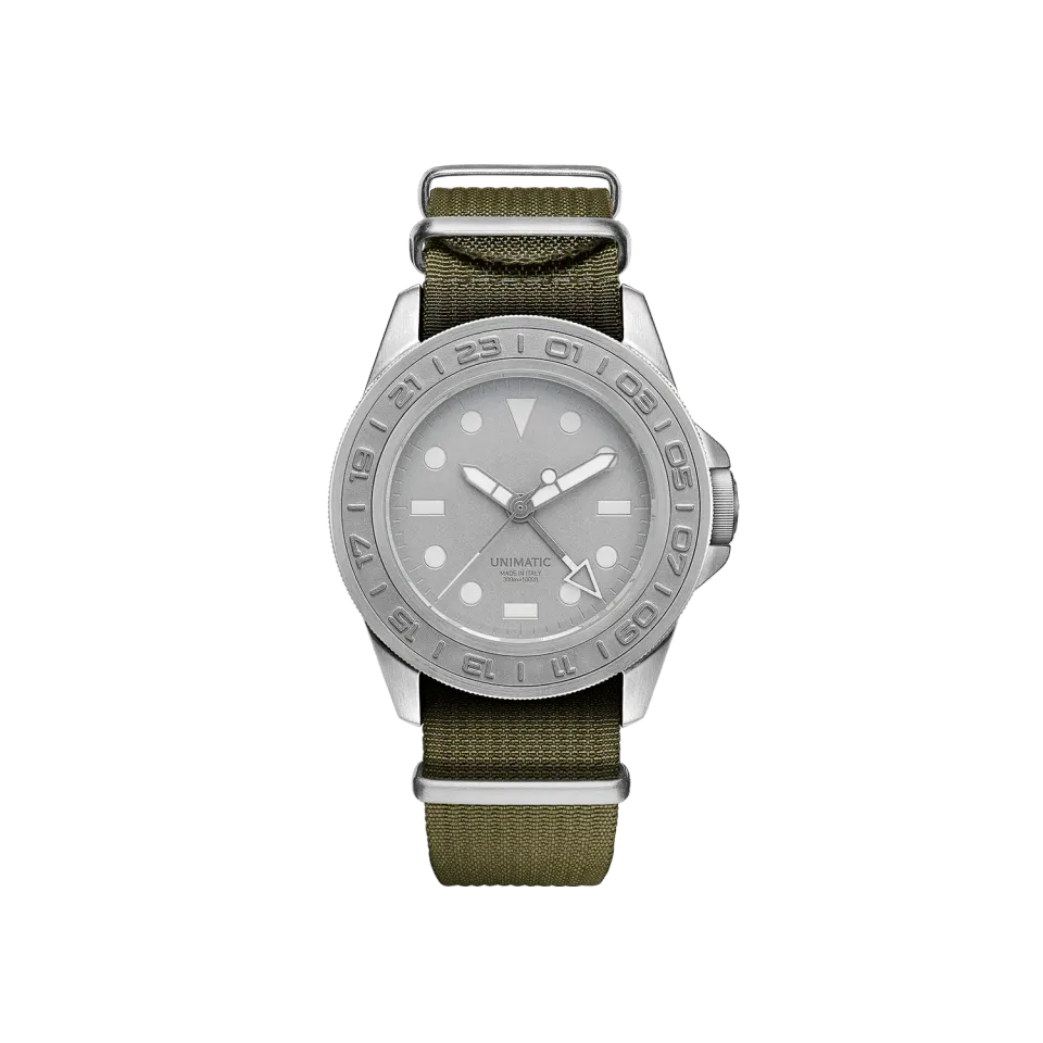 Unimatic Modello Uno U1-GMT-AEG horloge 41.5mm