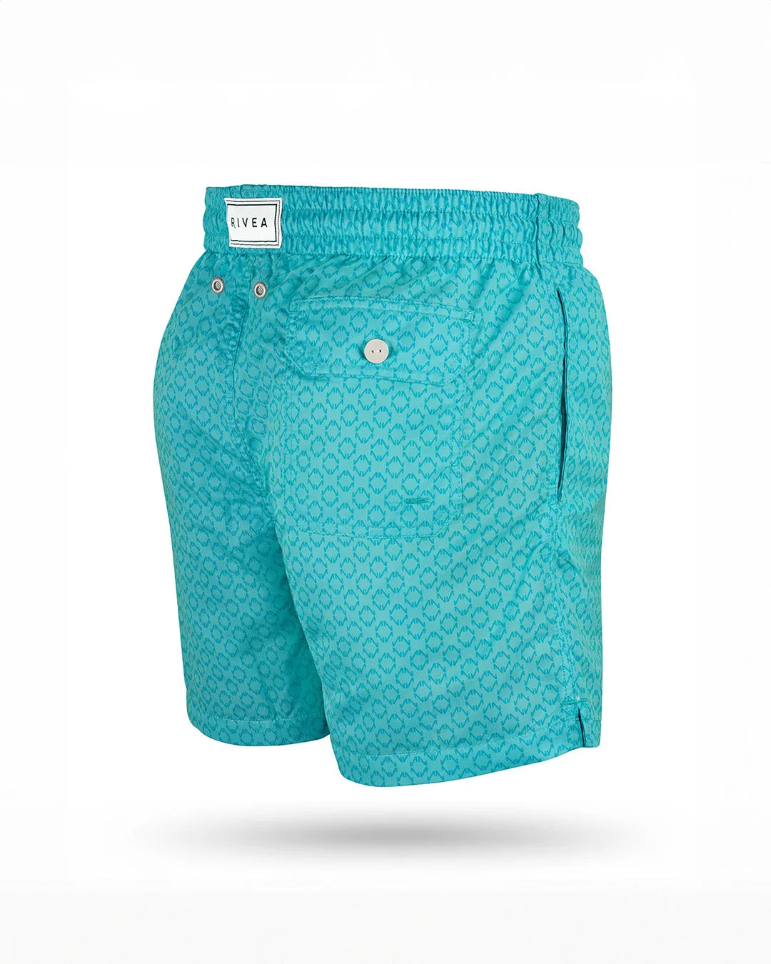 Norqain kinderzwembroek turquoise gerecycled 8 jaar