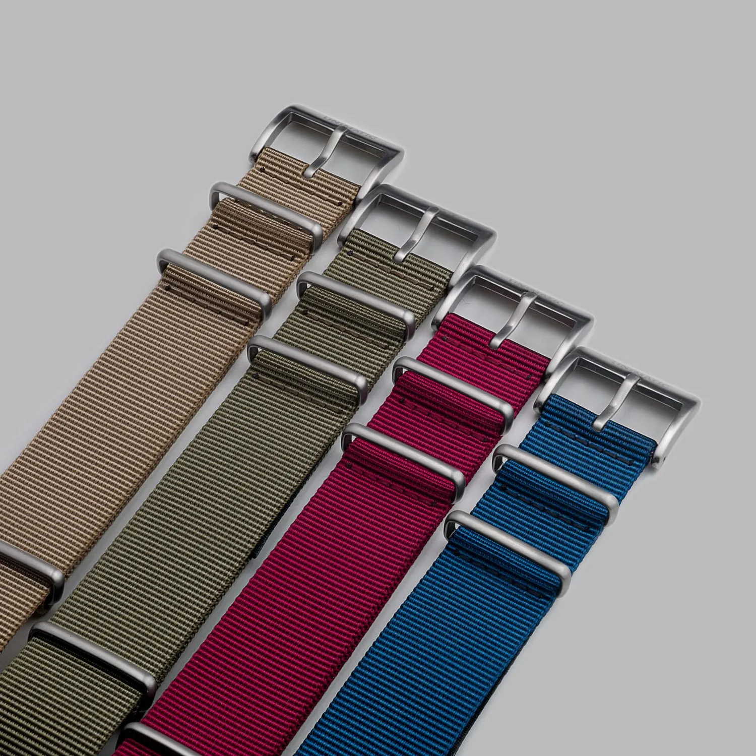 Unimatic NATO Nylon Fabric Strap Set horlogebandjes 4 stuks