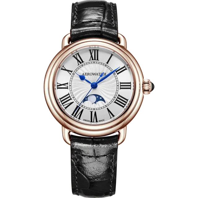 Moon Phase 43960 RO03 horloge maanfase staal