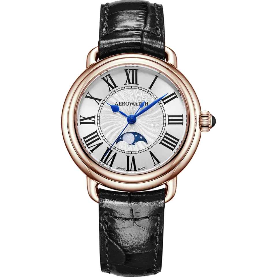 Moon Phase 43960 RO03 horloge maanfase staal