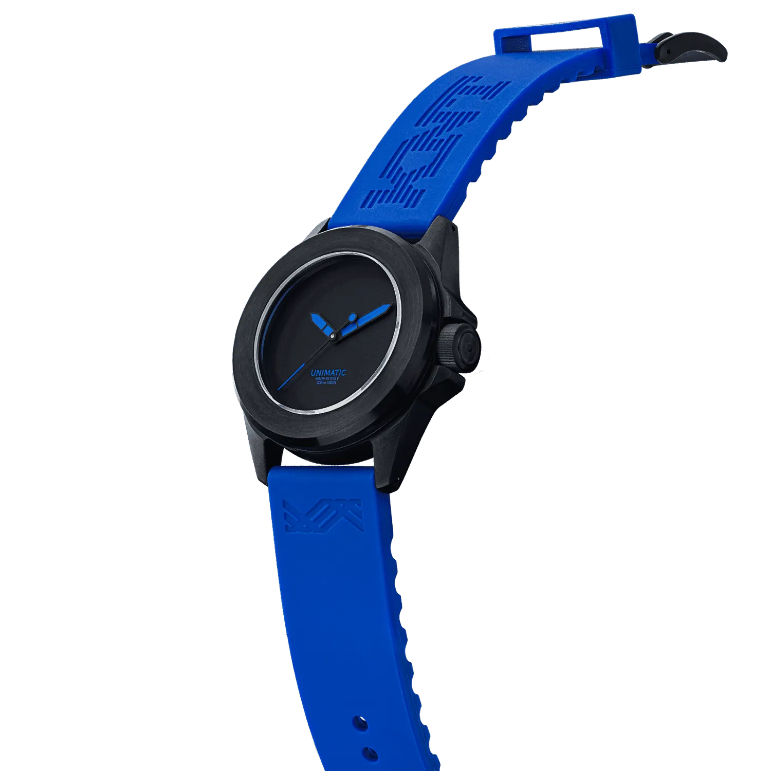 Unimatic Modello Quattro U4S-KNT horloge zwart DLC automaat