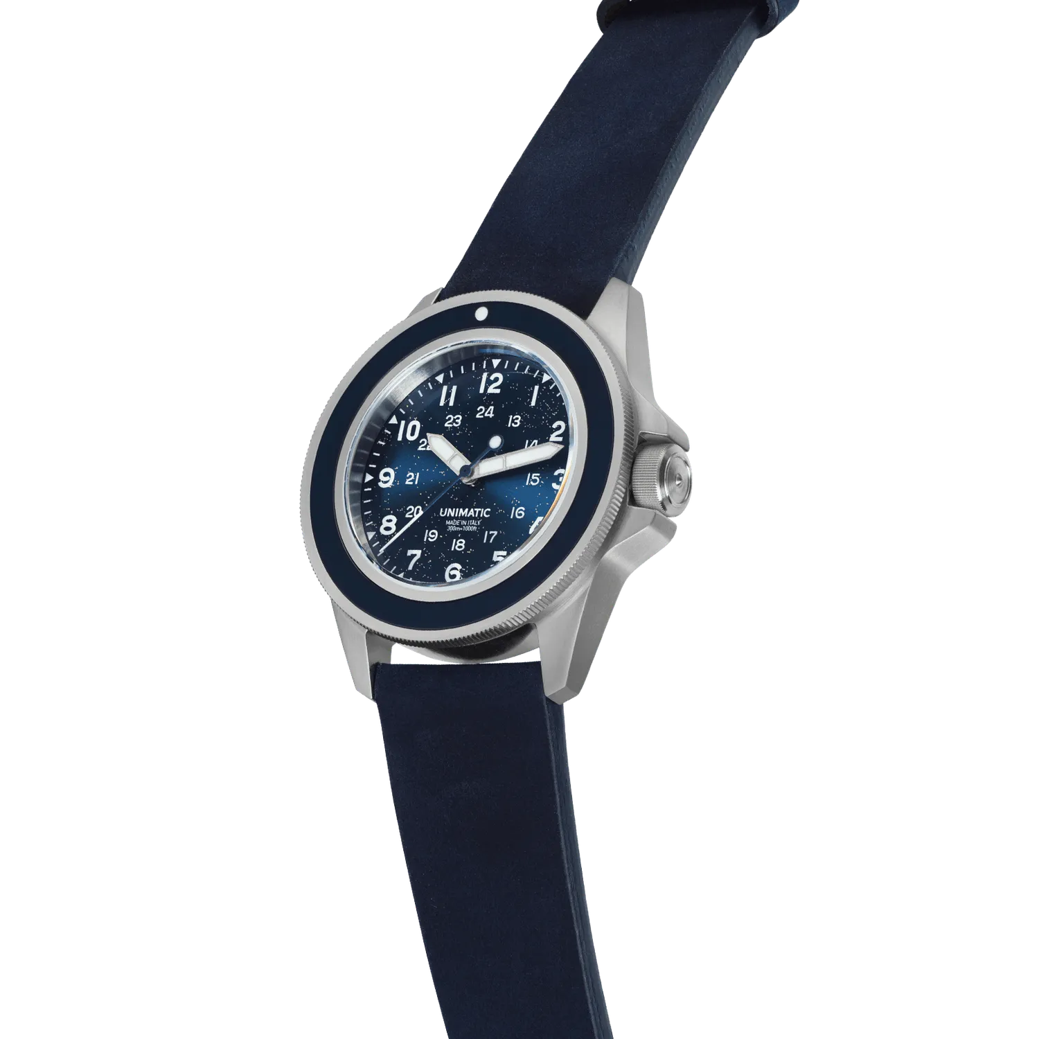 Unimatic Modello Uno U1-SFM duikhorloge blauw 300m