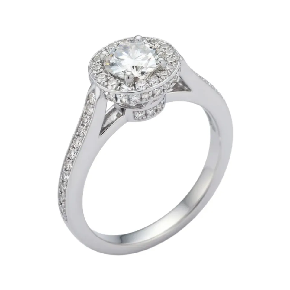 Juwelier Ripassa wit gouden ring diamanten
