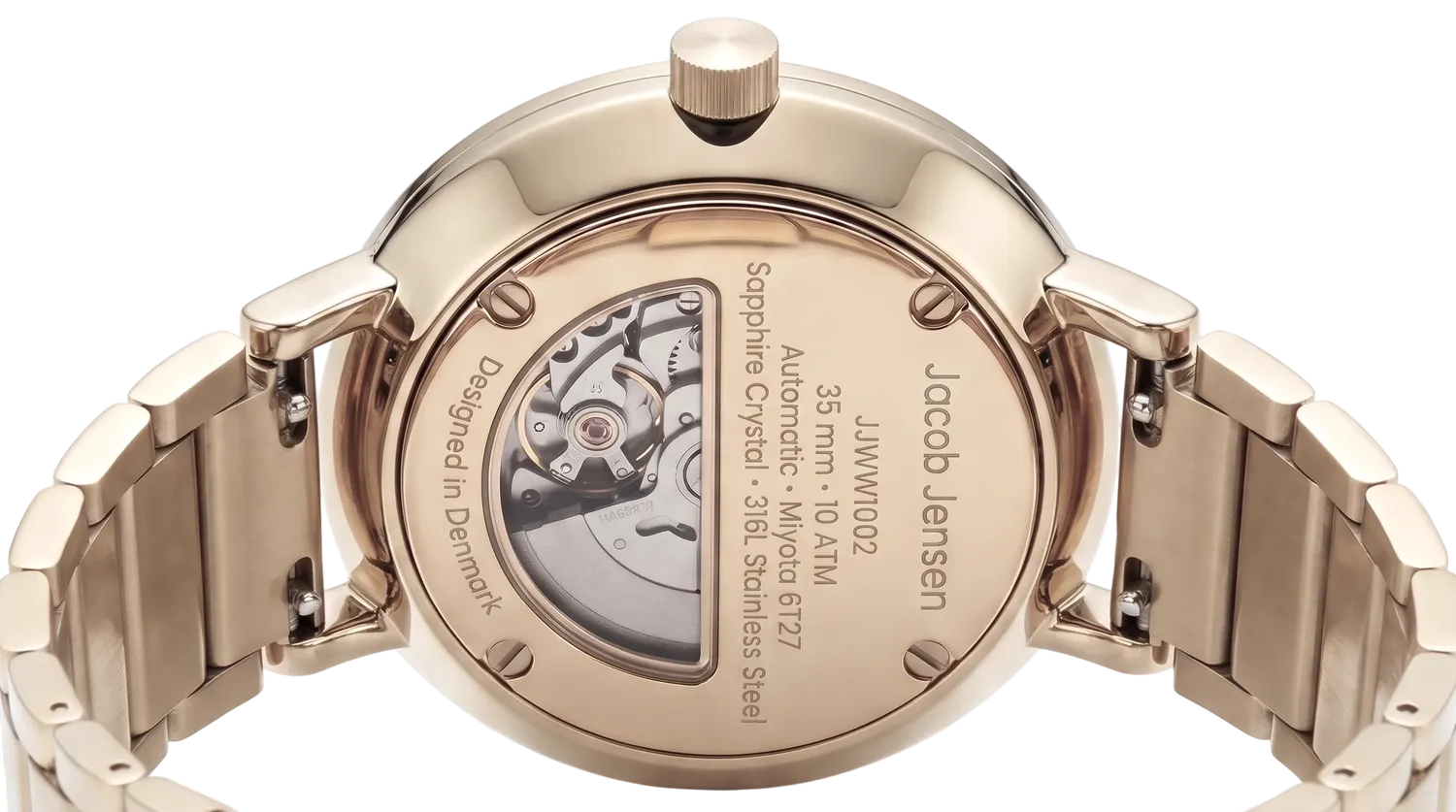 Jacob Jensen Aekvator 1002 horloge champagne