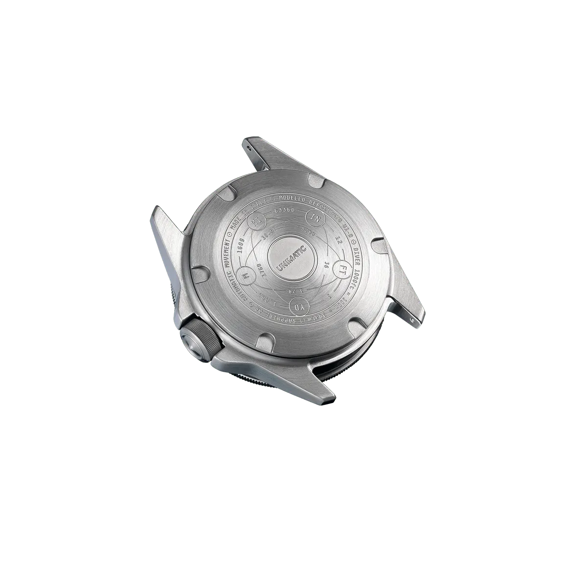 Unimatic Modello Uno U1-B horloge zwart 300m