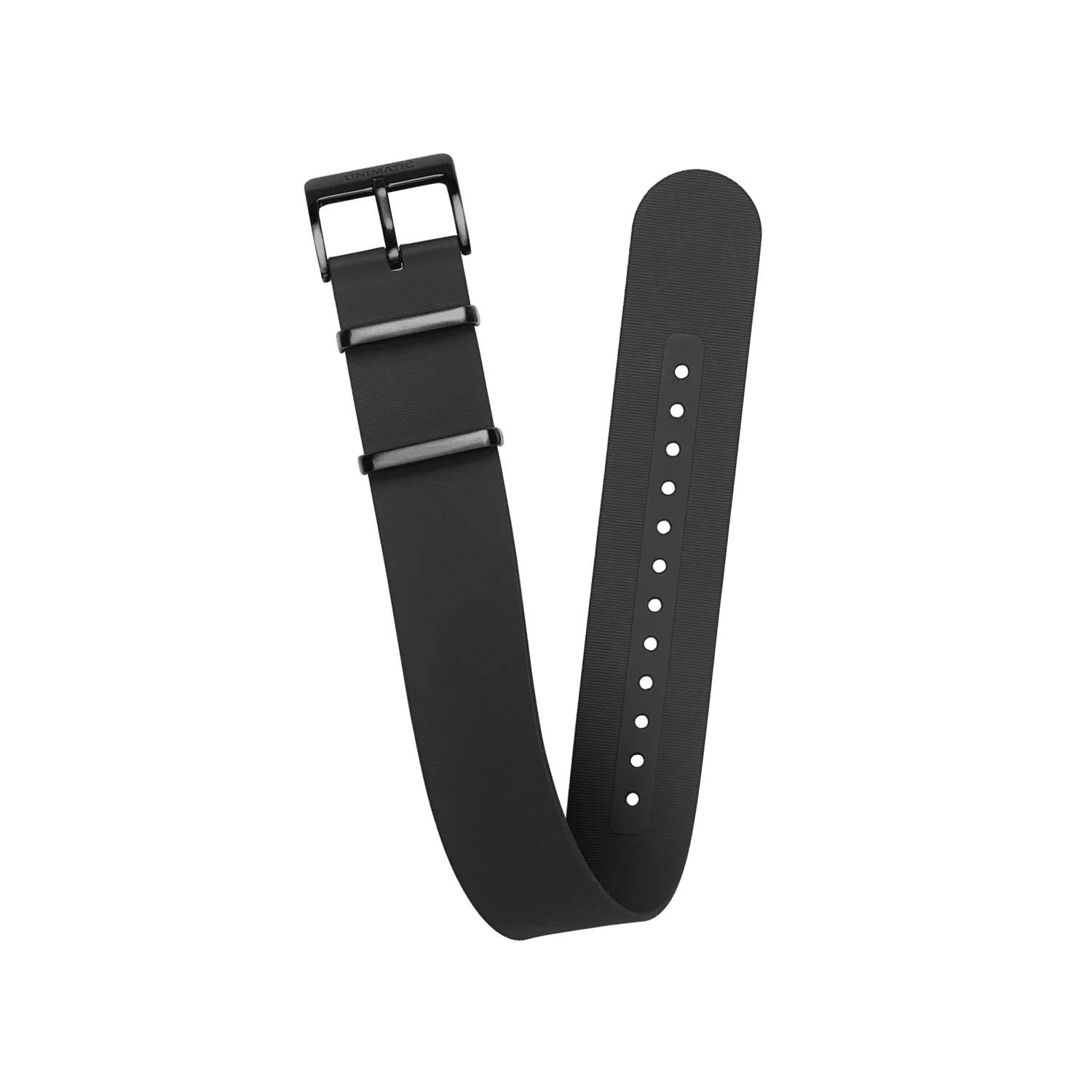 Unimatic Modello Uno U1-EMN horloge zwart DLC