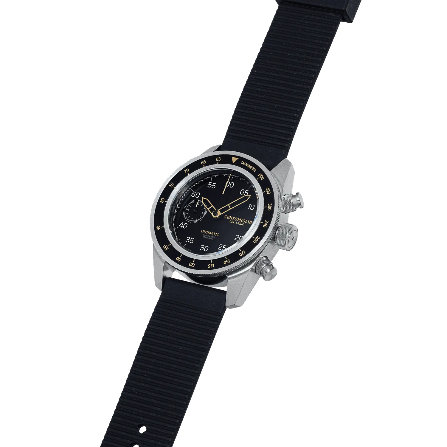 Unimatic Modello Tre U3-CDL chrono duikhorloge zwart