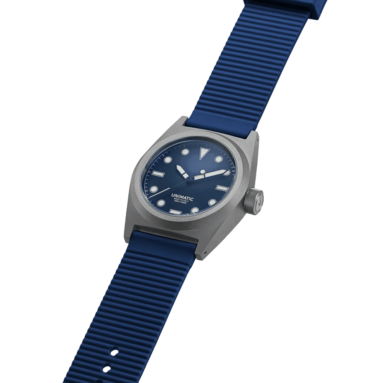Unimatic Modello Due U2S-T-MP horloge titanium blauw