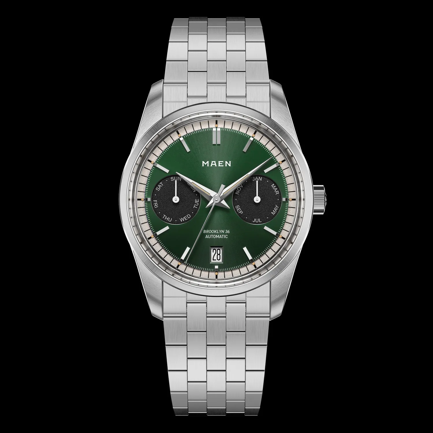 Maen Brooklyn 36 M5.1.5 horloge dagelijks