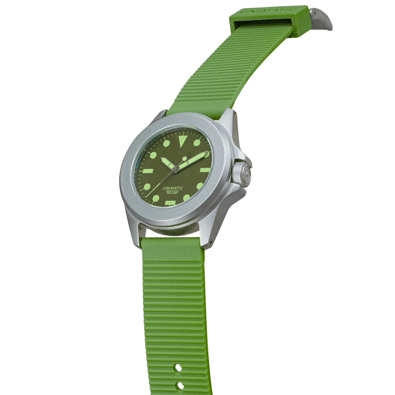 Unimatic Modello Quattro U4S-HM horloge groen 300m