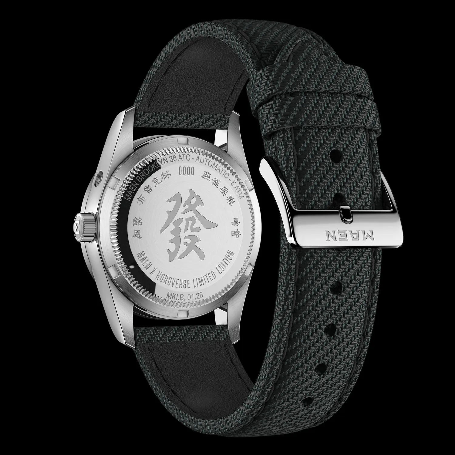 Maen Mahjong MHV.03 horloge 36mm elegant