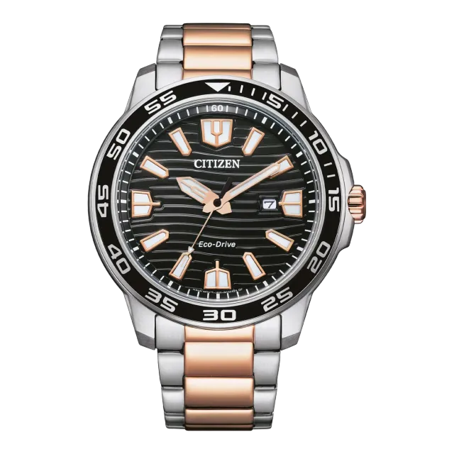 Citizen AW1524-84E horloge zwart met stofband