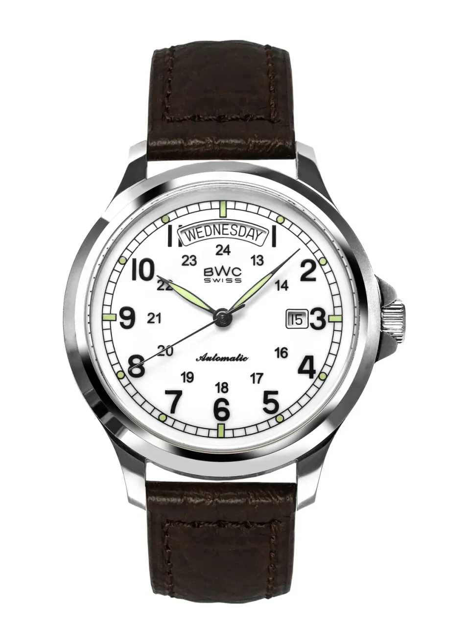 BWC-Swiss ETA 2834 20052.50.01 automaat day-date 44mm