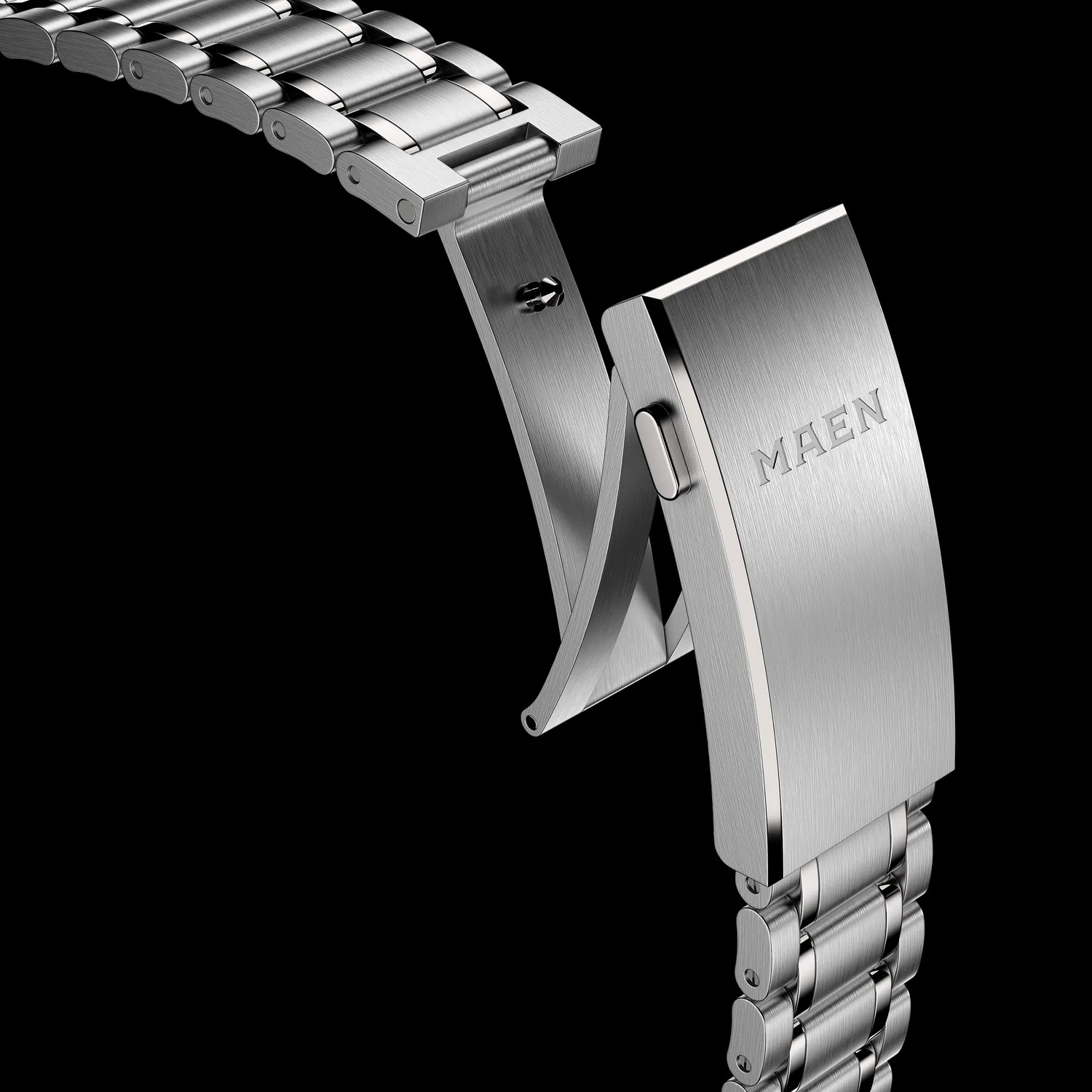 Maen Five Link horlogeband staal Hudson 38 MK5