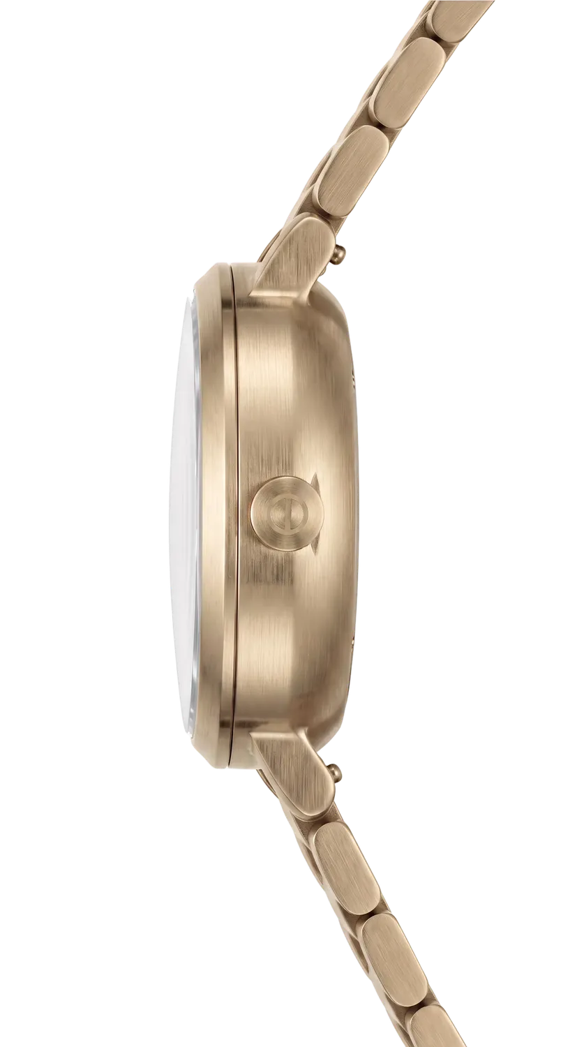 Jacob Jensen Aekvator 2002 horloge goud zilver 35 mm