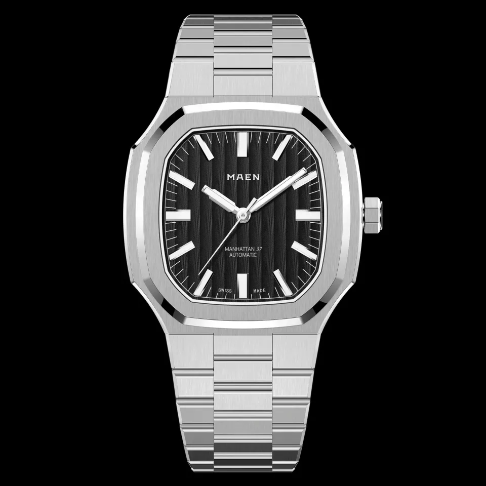 Maen Manhattan M2.1.8 horloge staal automatisch