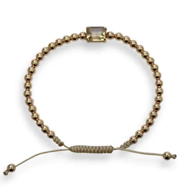 Juwelier Ripassa rosé bolletjes armband citrien