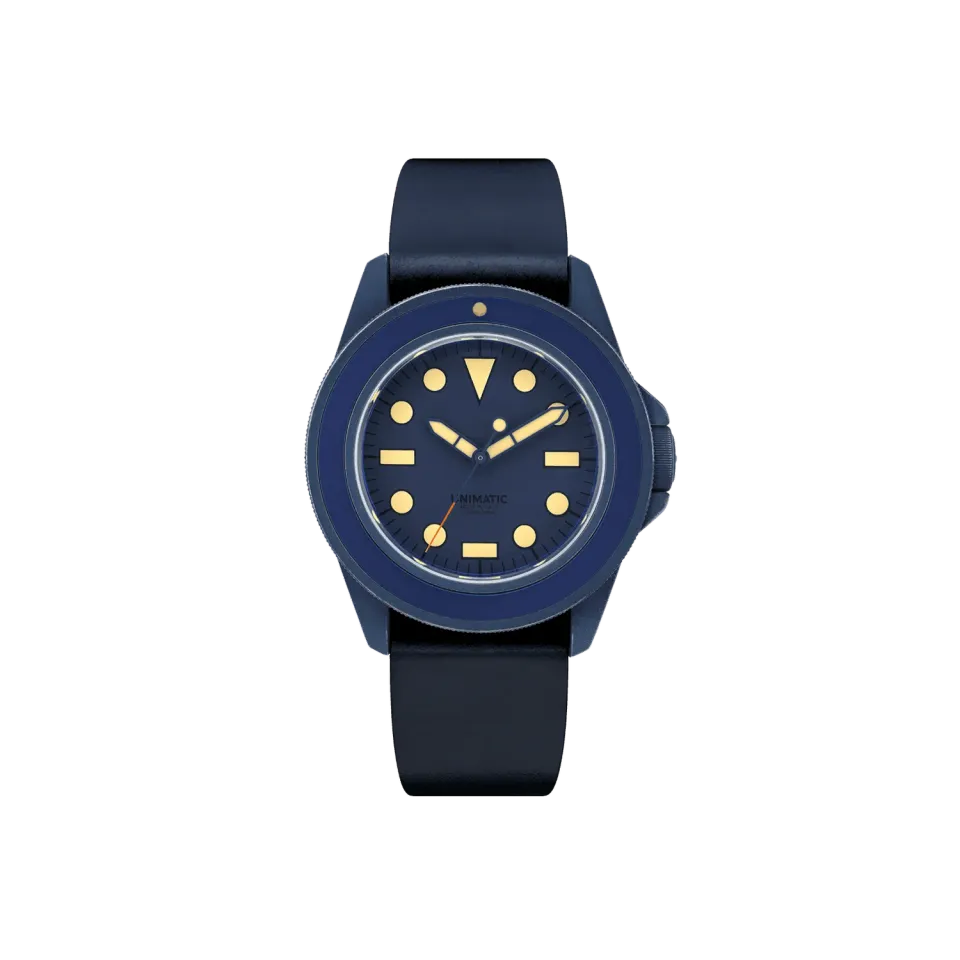 Unimatic Modello Uno U1-MY Horloge Blauw 300M