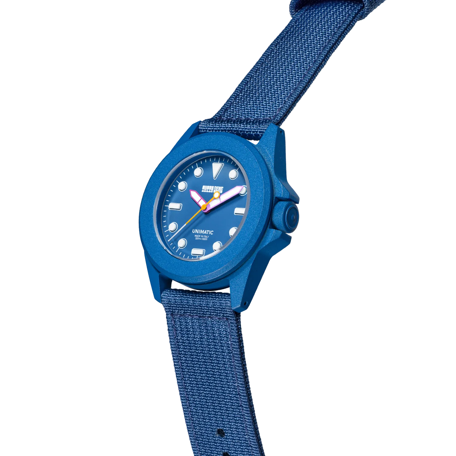 Unimatic Modello Quattro UT4-TBB horloge blauw quartz
