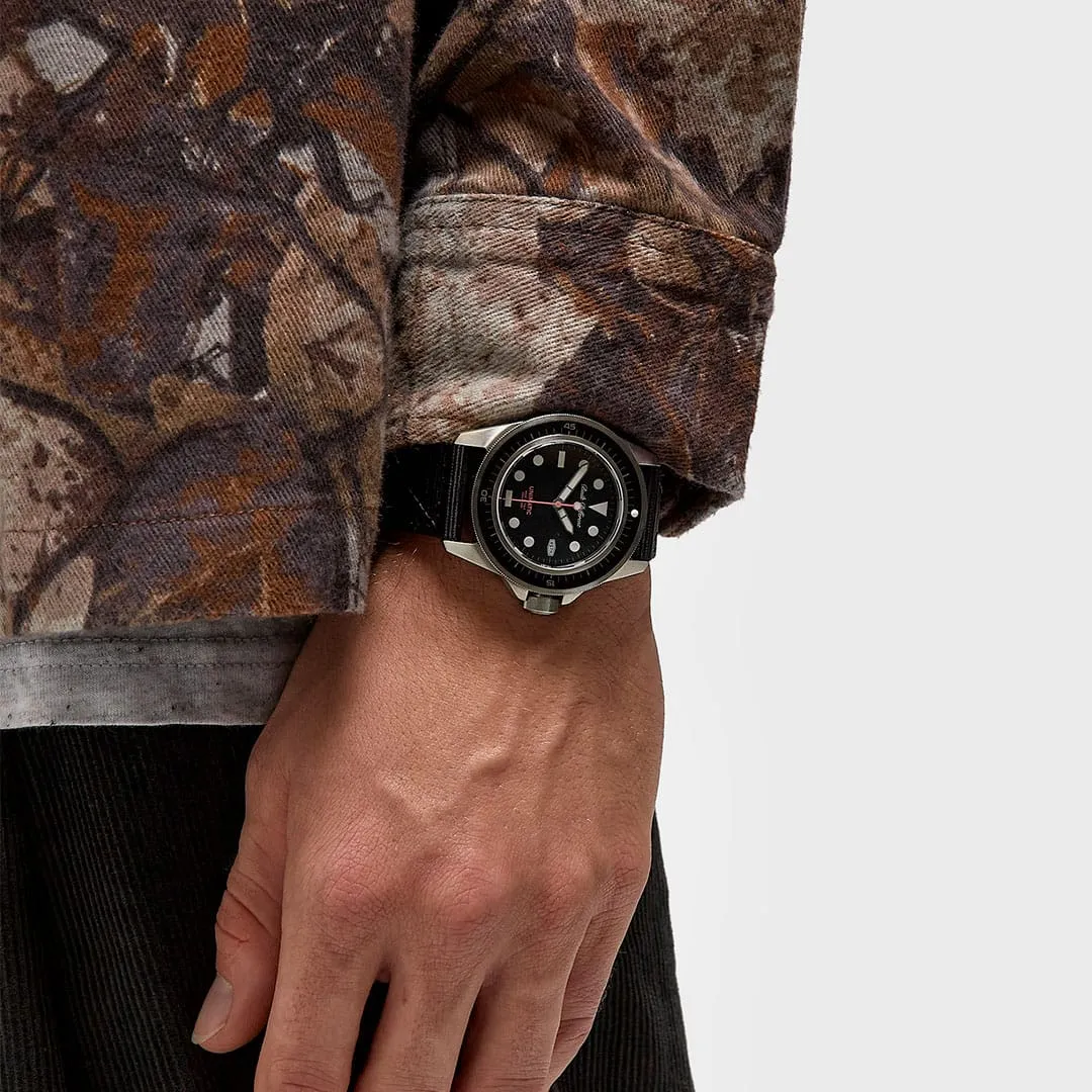 Unimatic Modello Uno UT1-BSTN duikhorloge zwart quartz 300m