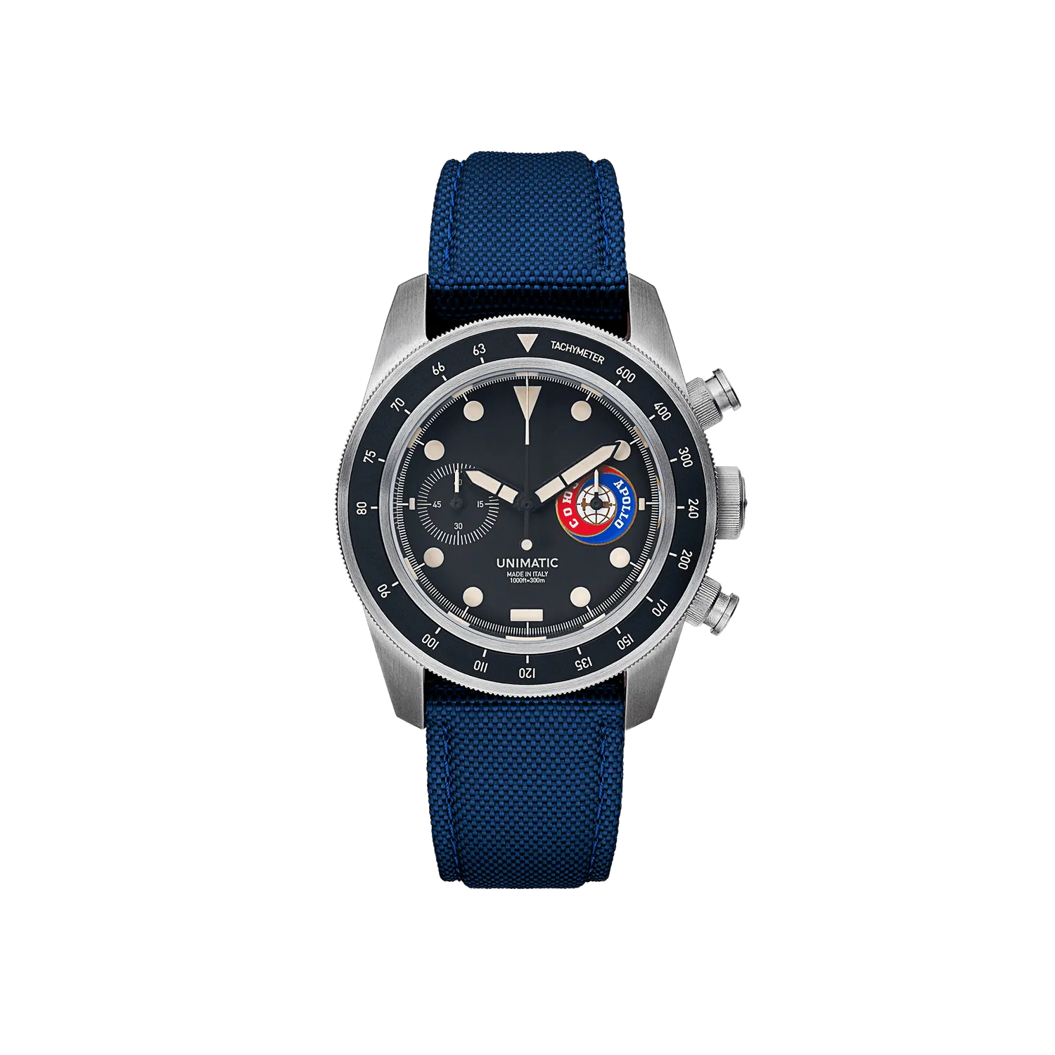 Unimatic Modello Tre U3-AS horloge zwart 40mm