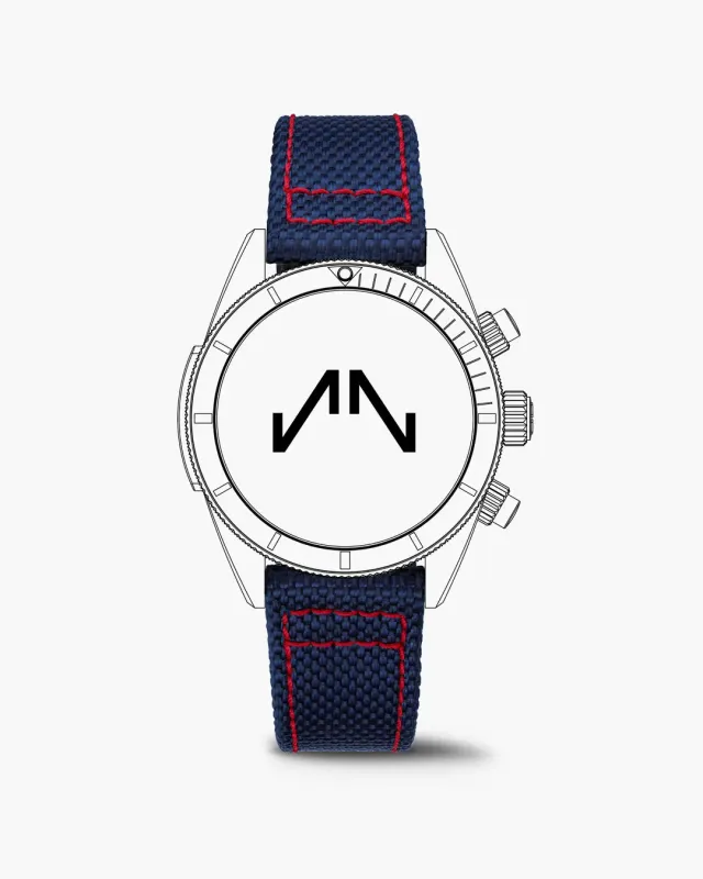 Norqain Adventure Sport Chrono 41mm horlogeband blauw