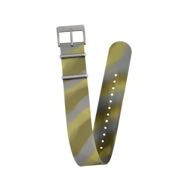 Unimatic NATO siliconen horlogebandje 22mm camouflage