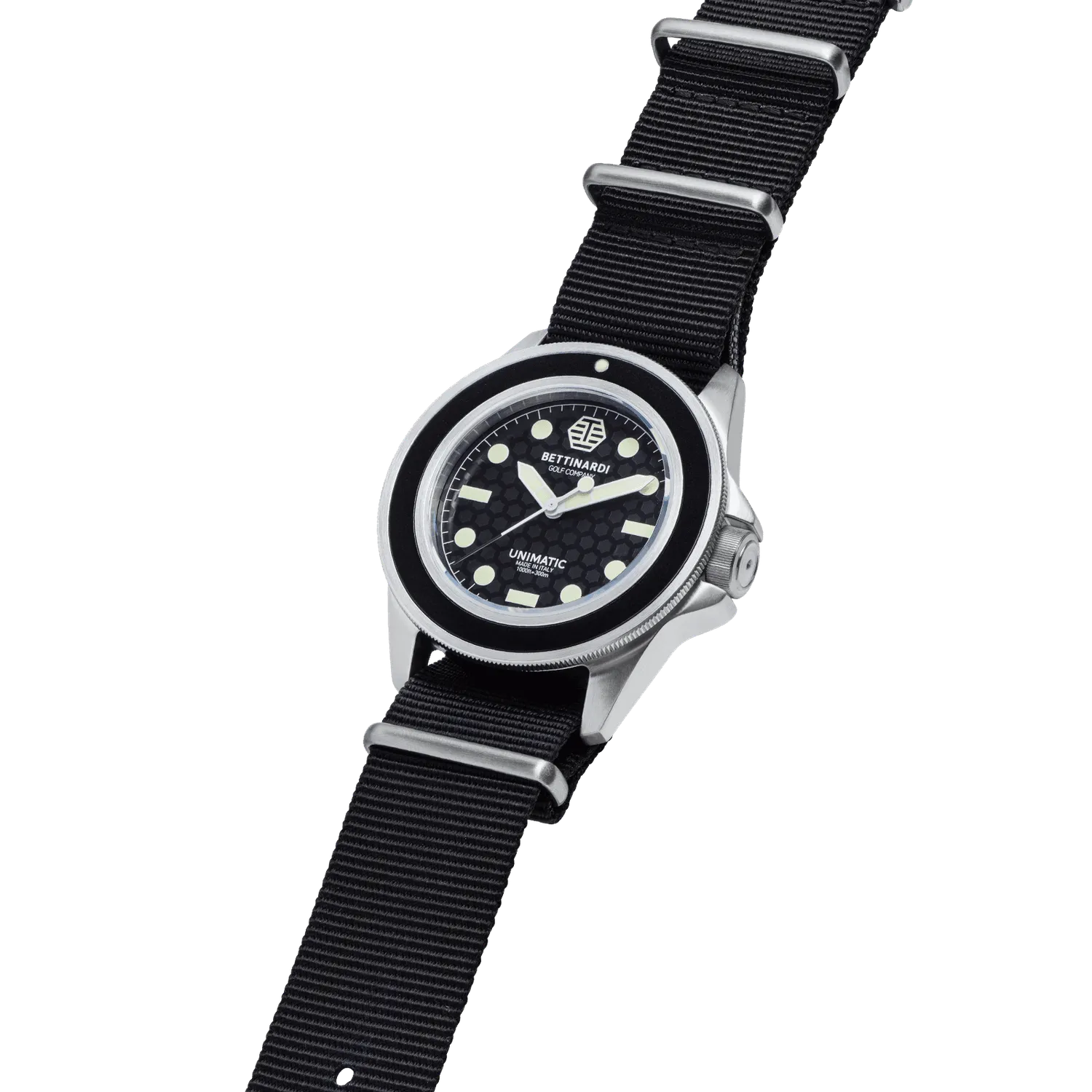 Unimatic Modello Uno U1-BFN duikhorloge 40mm zwart