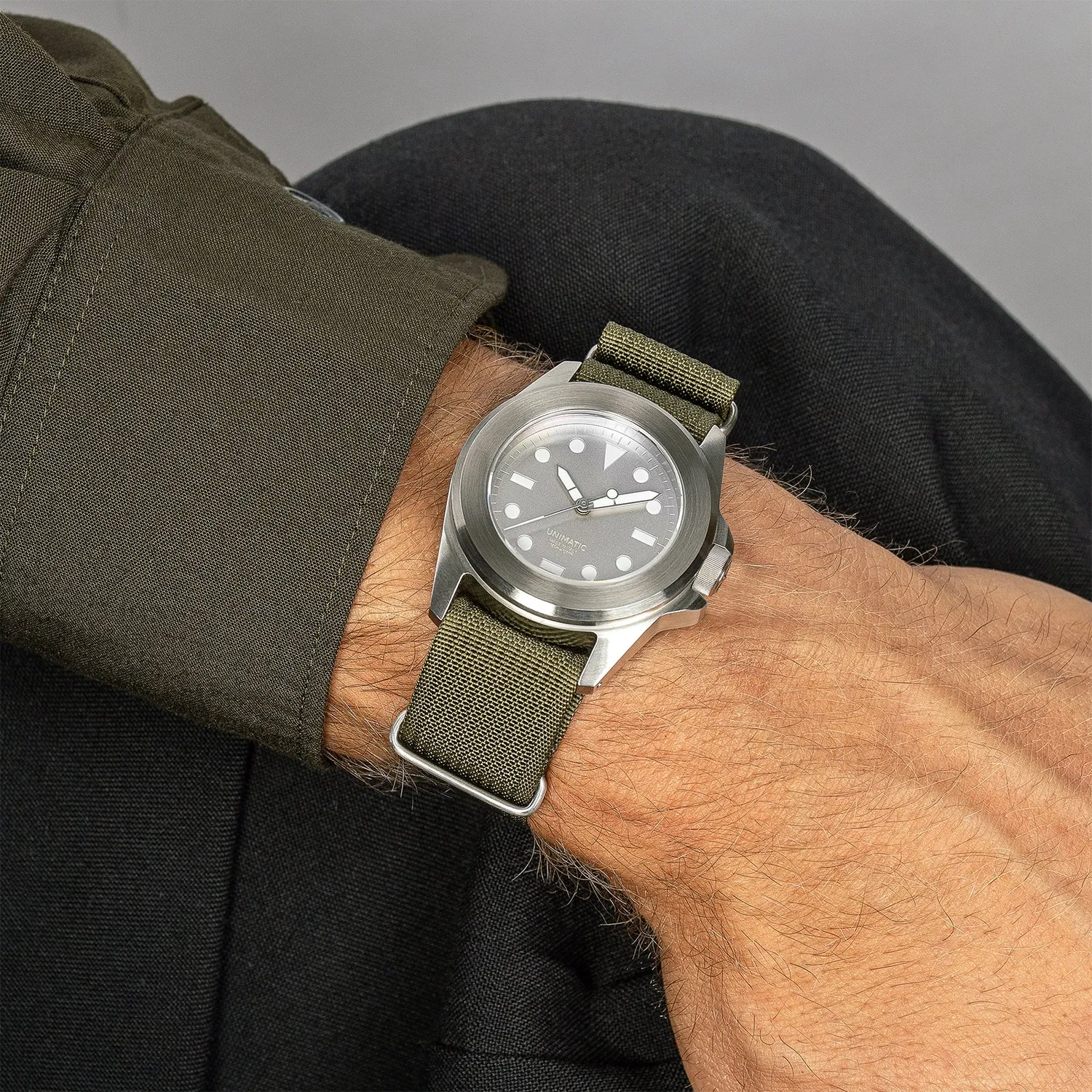 Unimatic Modello Quattro U4-AEG horloge groen automaat