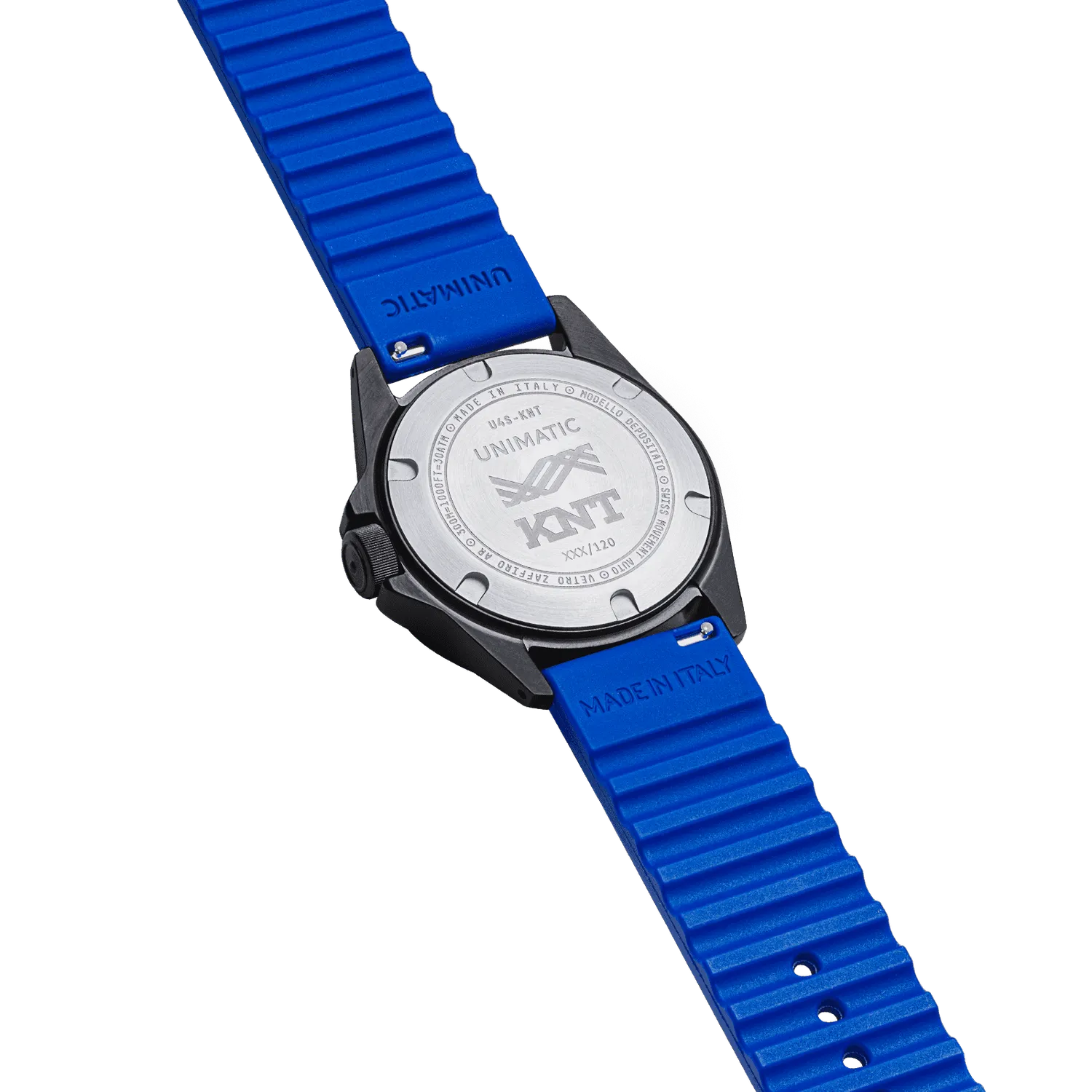 Unimatic Modello Quattro U4S-KNT horloge zwart DLC automaat