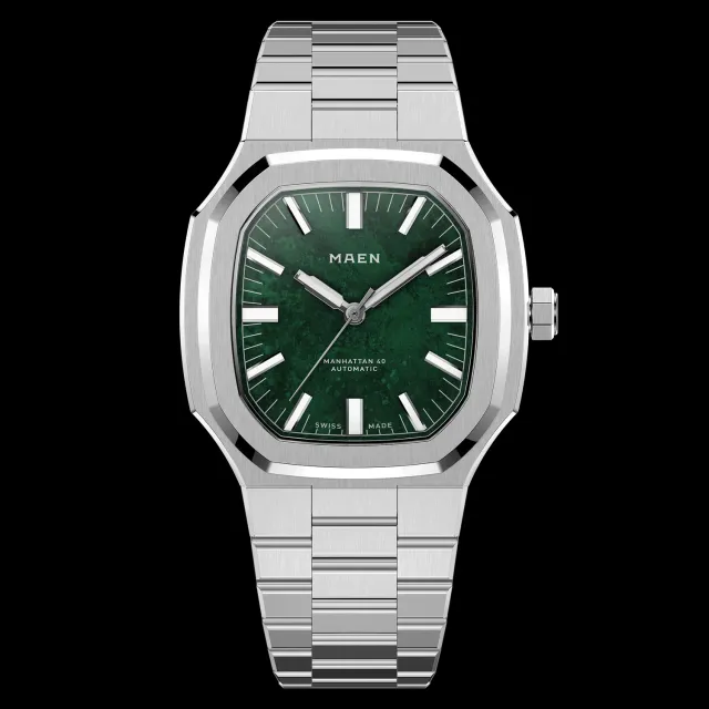 Maen Manhattan 40 MSD.01 horloge staal groot