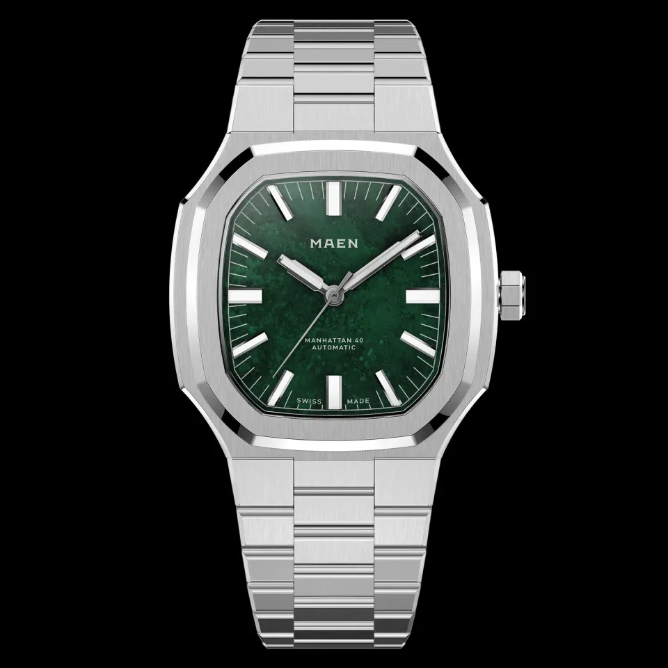 Maen Manhattan 40 MSD.01 horloge staal groot