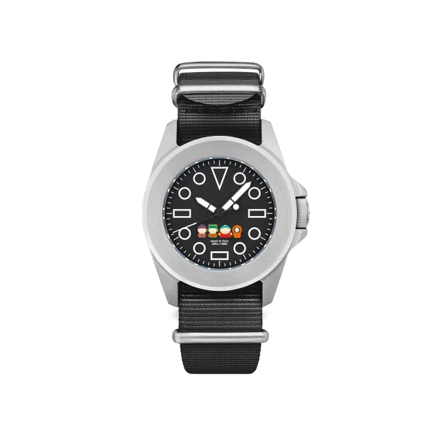 Unimatic Modello Quattro UT4-SP horloge zwart South Park