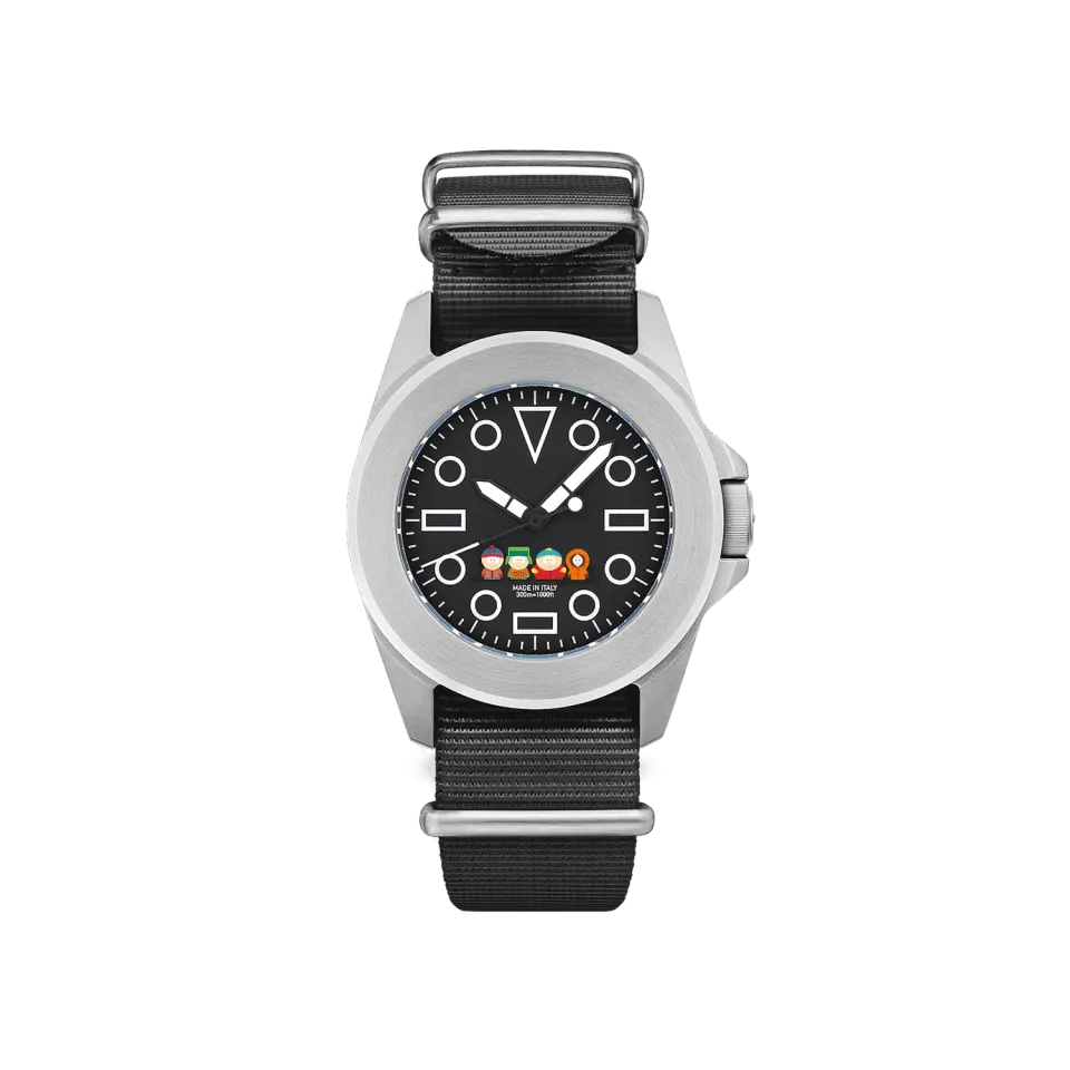 Unimatic Modello Quattro UT4-SP horloge zwart South Park