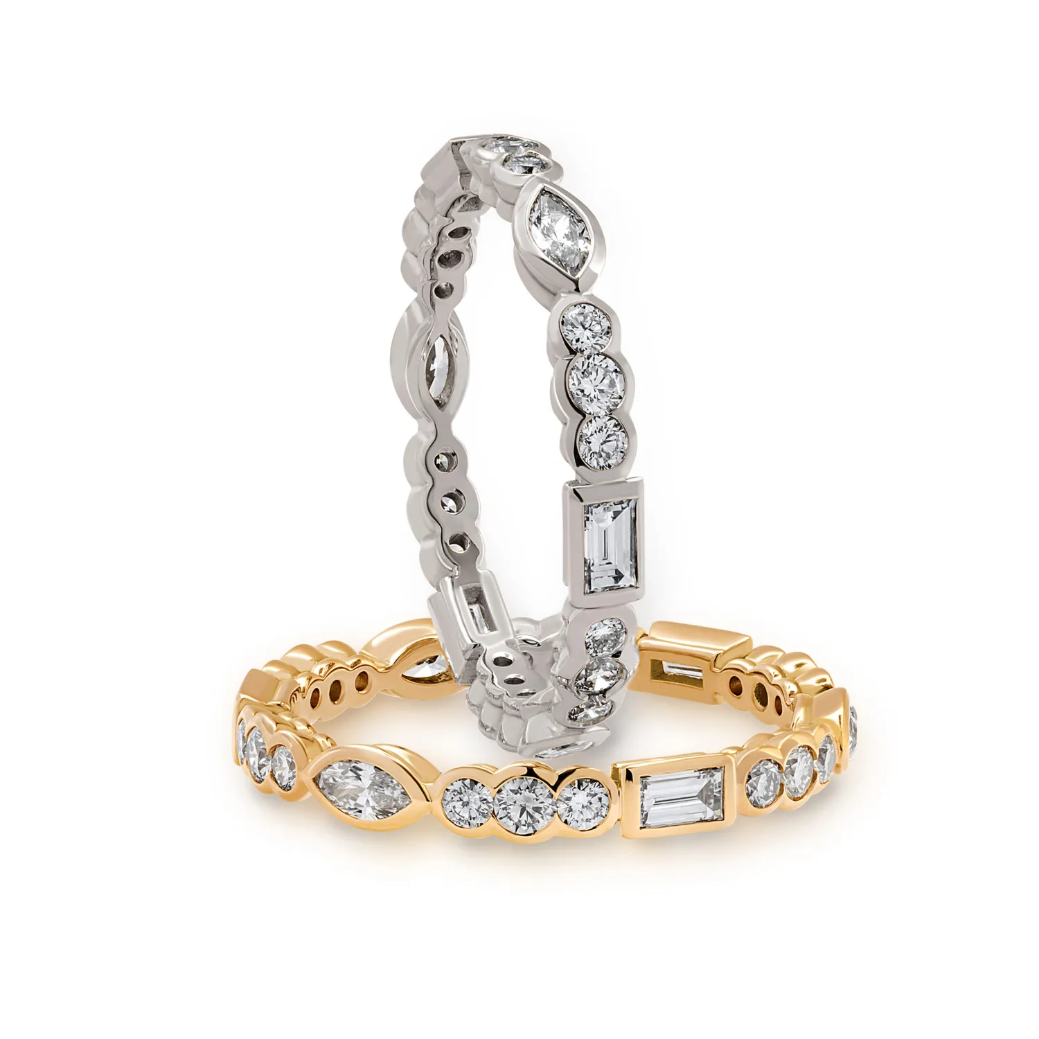 Juwelier Ripassa witgouden ring diamanten damesring
