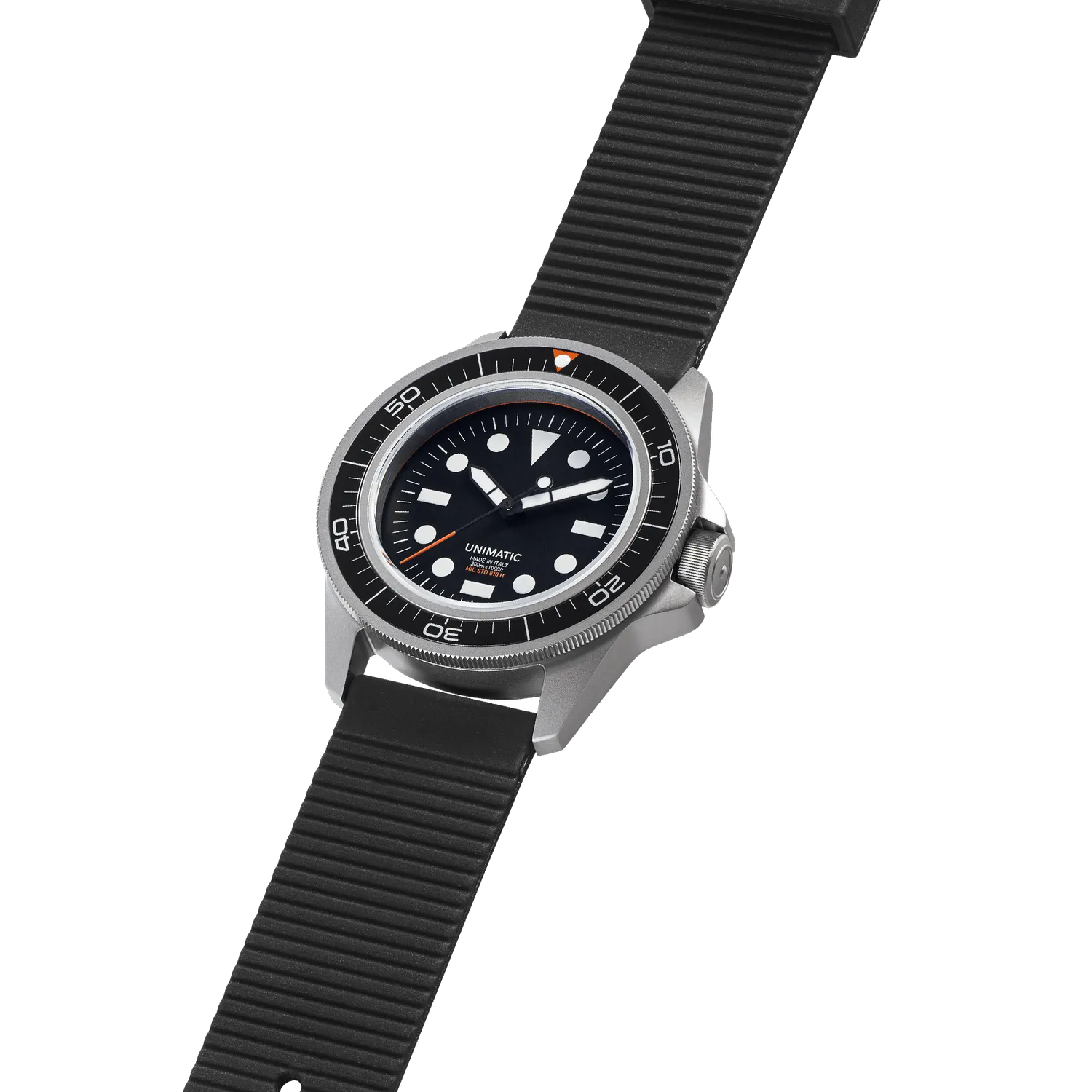 Unimatic Modello Uno UT1-PD duikhorloge zwart 41,5mm 300m