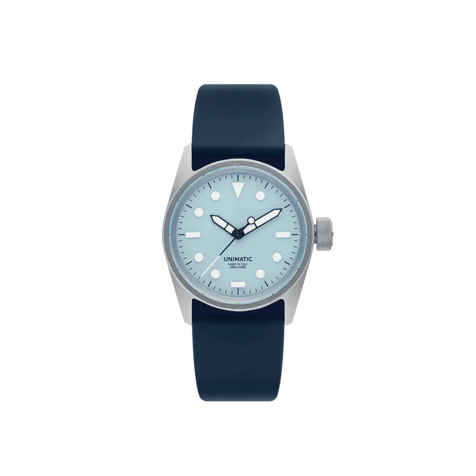 Unimatic Modello Cinque UT5-IPP toolwatch 36mm blauw