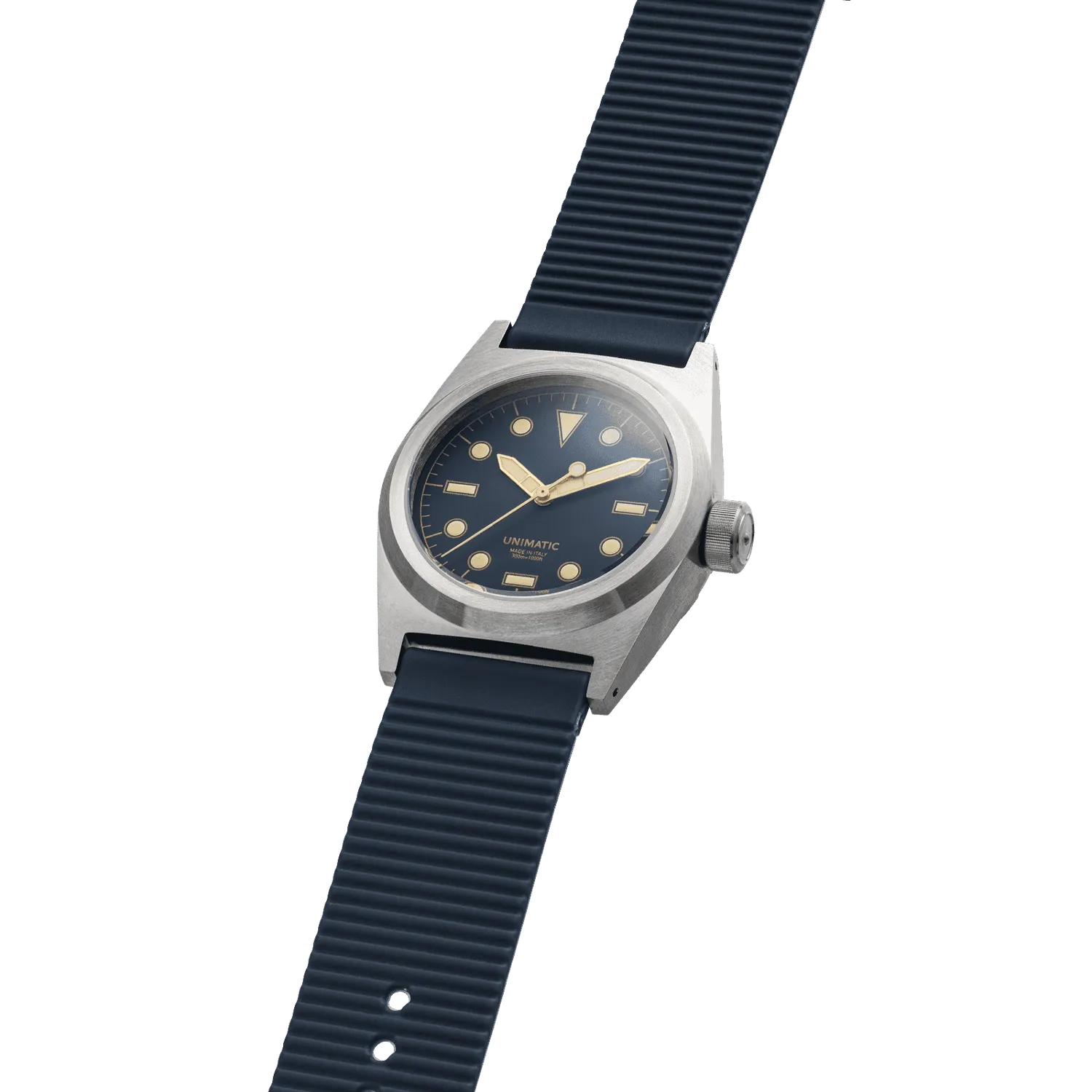 Unimatic Modello Due U2S-8N horloge blauw fieldwatch