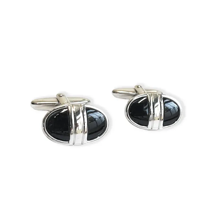 Juwelier Ripassa manchetknopen zwarte lak heren